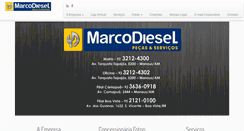 Desktop Screenshot of marcodiesel.com.br
